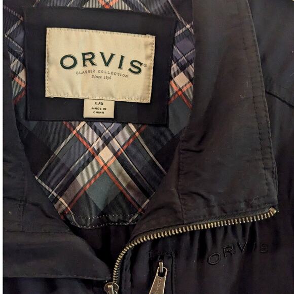 Orvis Classic Collection Lightweight Water Resistant Nylon Jacket Large - Picture 5 of 5